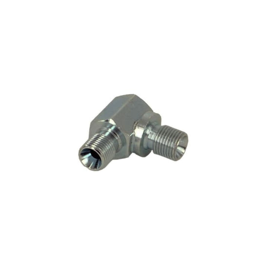 Adaptor Block Elbow 90 Deg x 1/8’ BSP Male to 1/8’ BSP Male