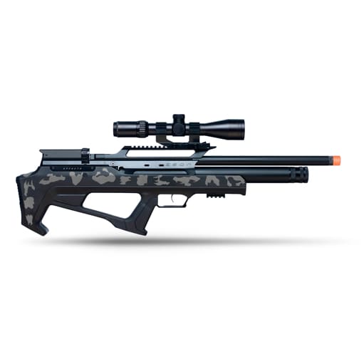 Effecto Zeon, Grey Camo Model PCP Air Rifle 5.5mm 46cm Barrel Choked