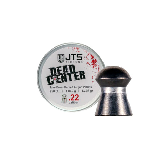 JAC106 JTS Dead Center Precision .22 Cal 16.08 Grain Domed Pellets / 250qt