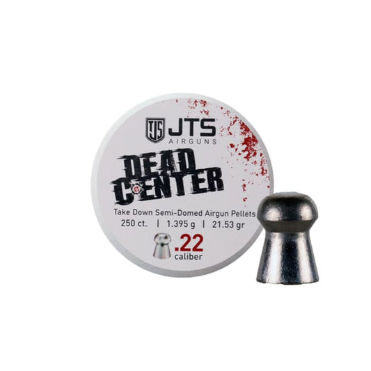 JAC109 JTS Dead Center Precision .22 Cal 21.53 Grain Domed Pellets / 250qt