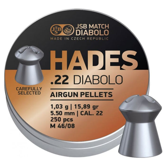 JSB Hades 5.5mm, 500 per Tin, 15.89 Grain