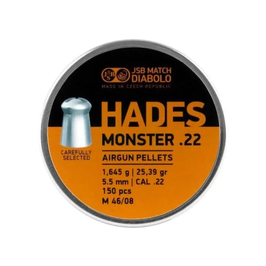 JSB Hades Monster 5.5MM, *150 per tin, 25.39 grain